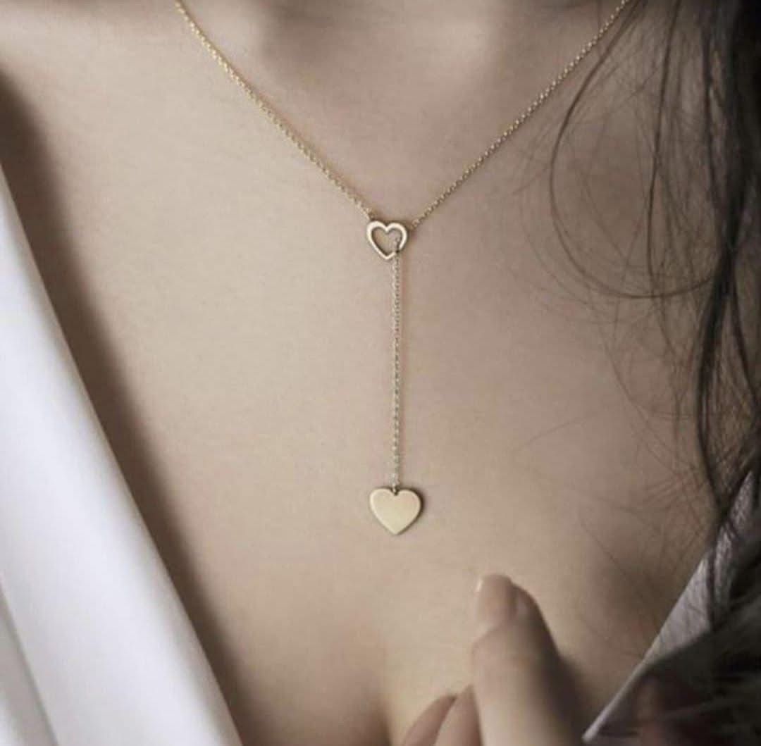 Heart Inside a Heart Necklace