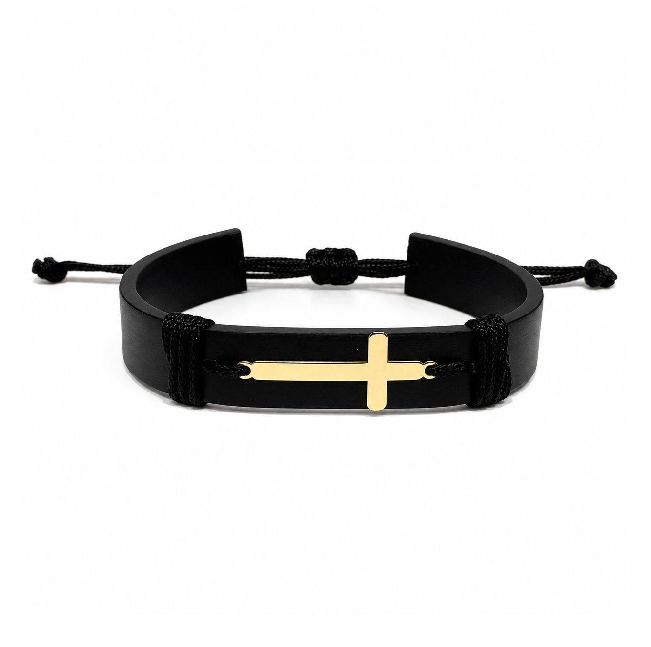 Cross Rubber Bracelet