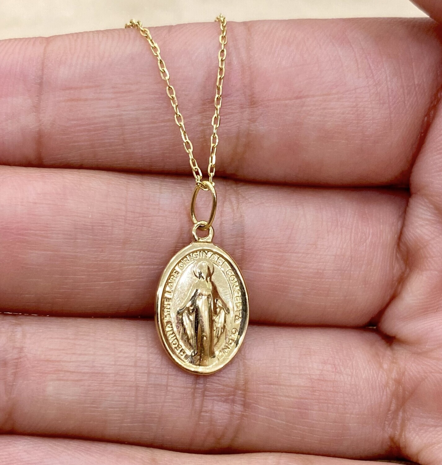 Virgin Marry Icon Necklace