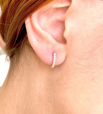 1.7 mm Diamond Huggies