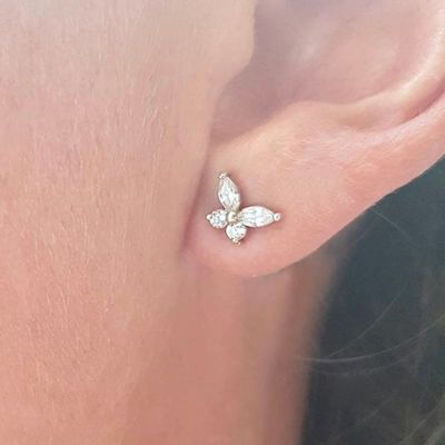 Butterfly Diamond Earrings