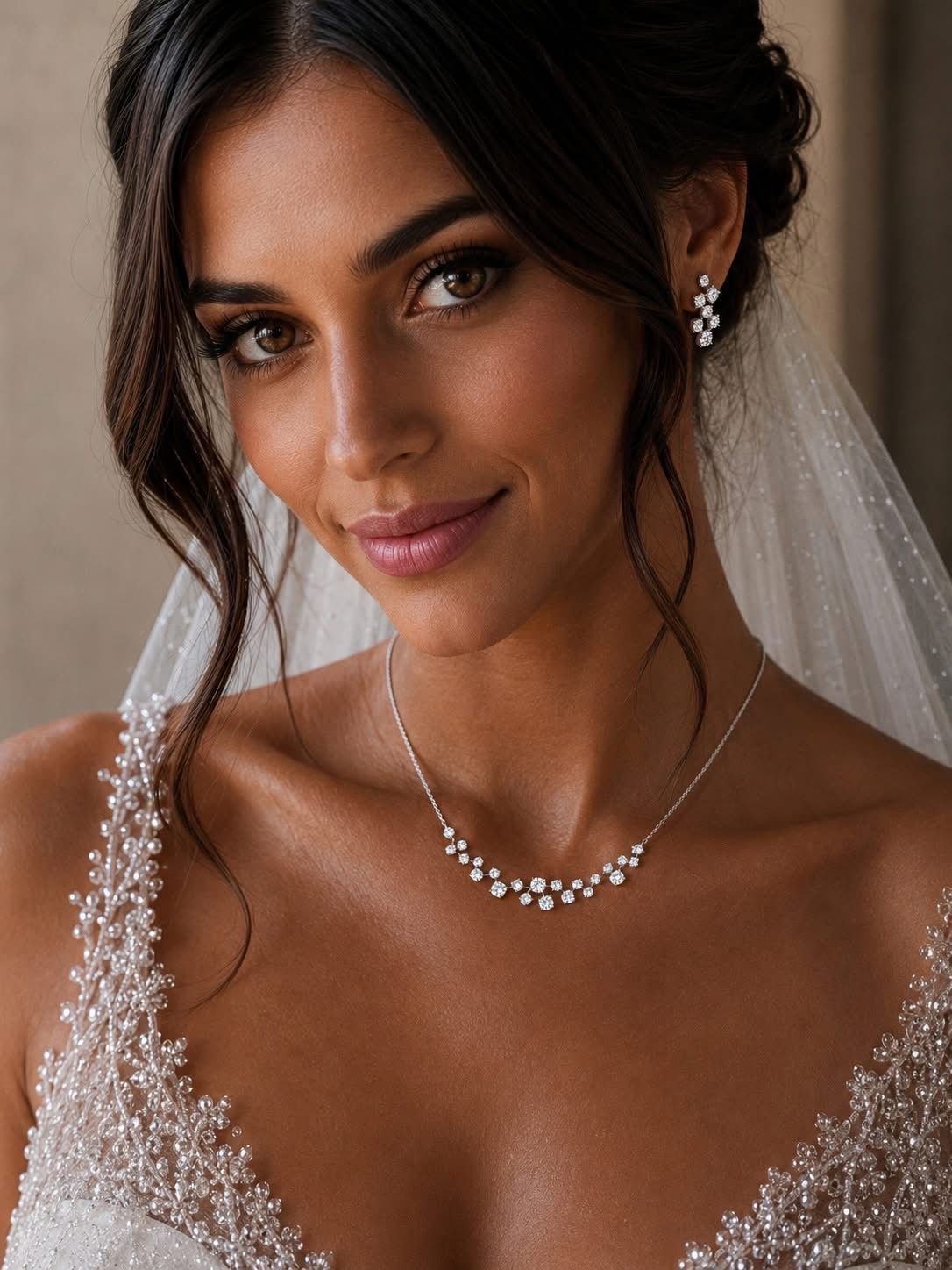 Upgraded Cluster Diamond Necklace