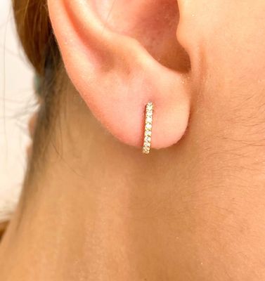 1.5 mm Diamond Huggies