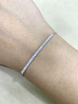 2.2 mm Bar Diamond Bracelet