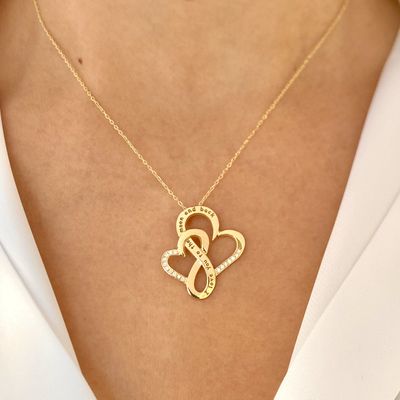 Medium Size "Forever One" Version One, Diamond Necklace