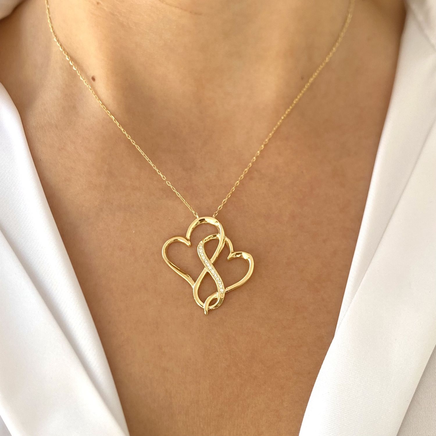 "Forever One" Version Three, Diamond Necklace
