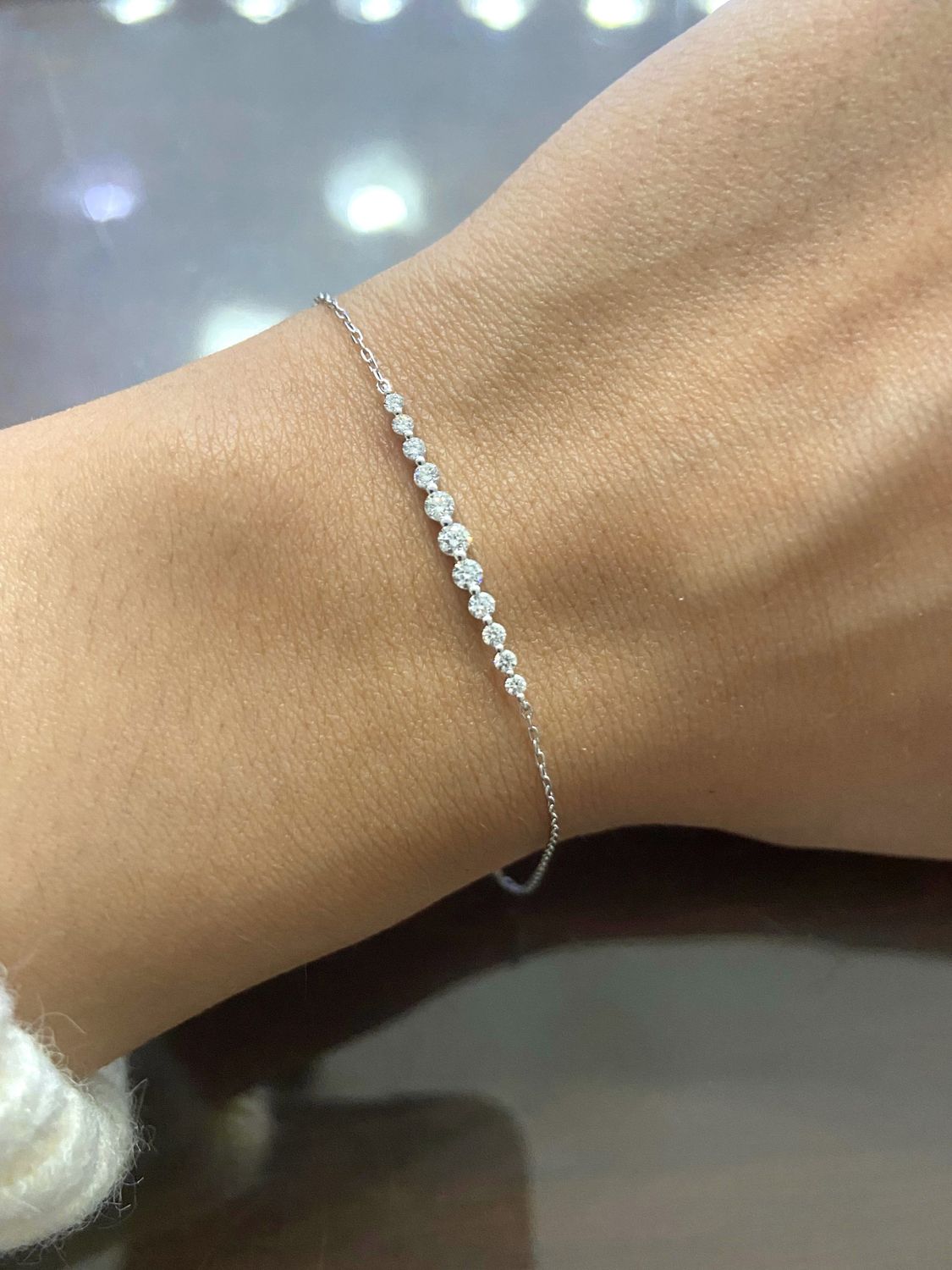 Gradual Diamond Bracelet