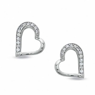 Butterfly Shaped Diamond Earrings