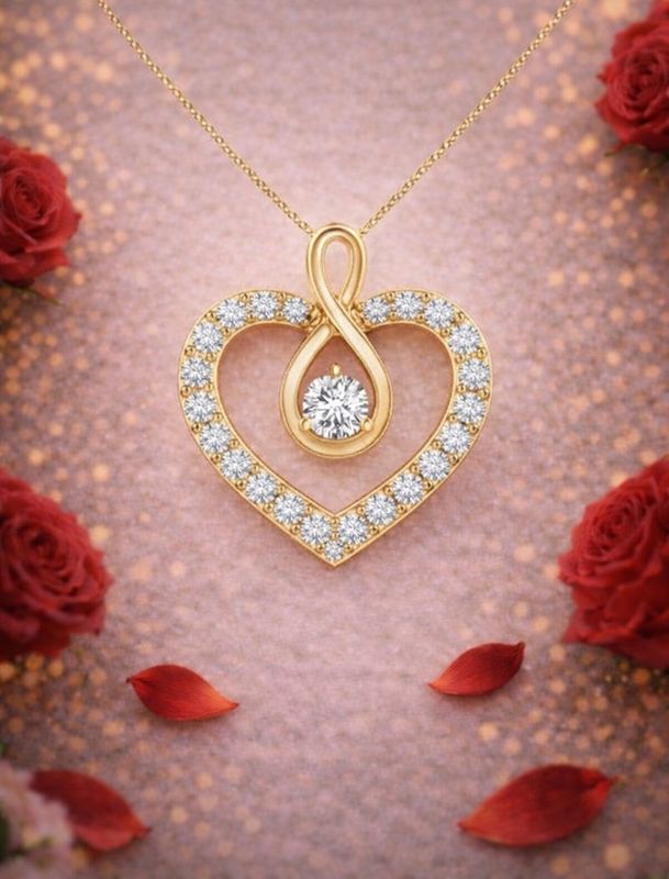 "Forever in my Heart", Diamond Necklace