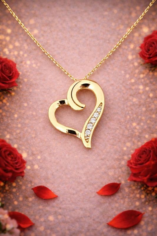 "Sensational Heart", Diamond Necklace