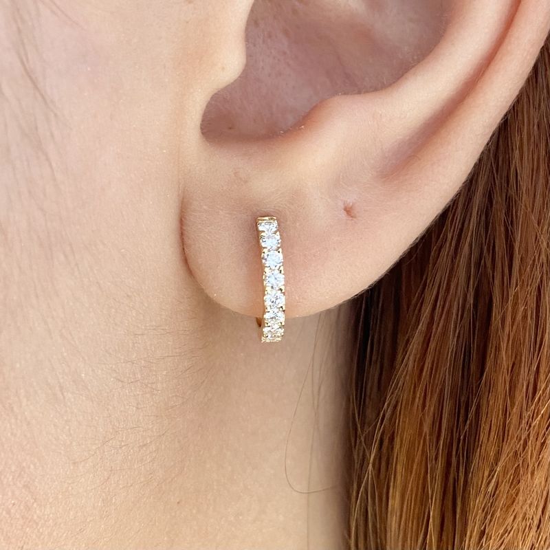 2 mm Diamond Huggies