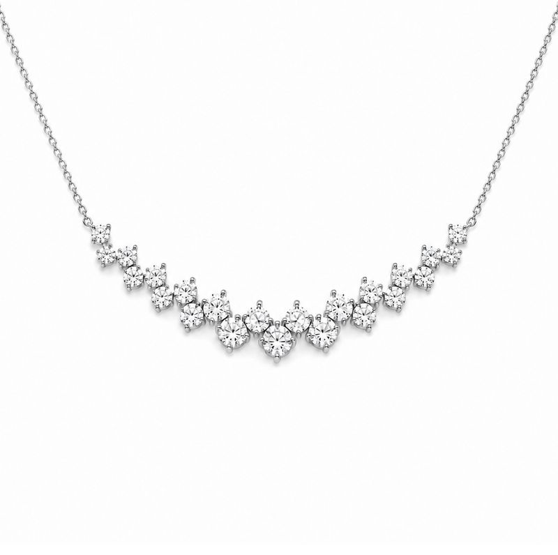Cluster Diamond Necklace