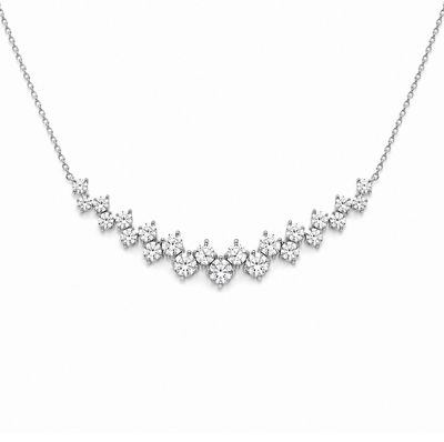Cluster Diamond Necklace