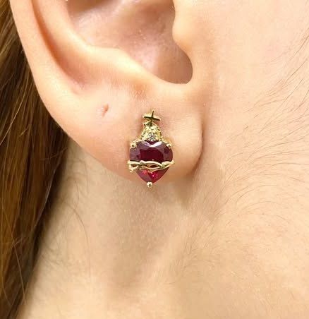 Heart of Christ Earrings
