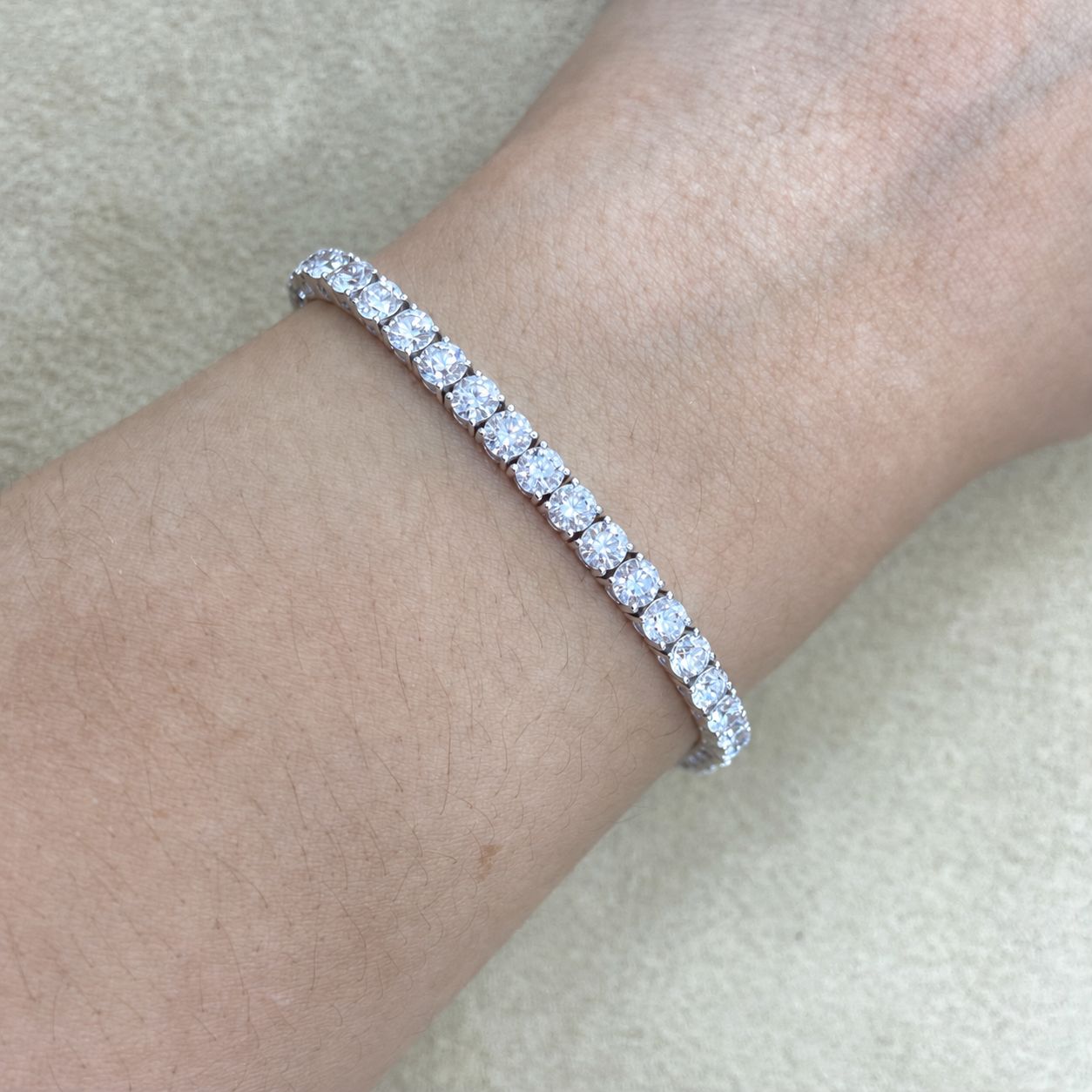 4 mm Tennis Diamond Bracelet
