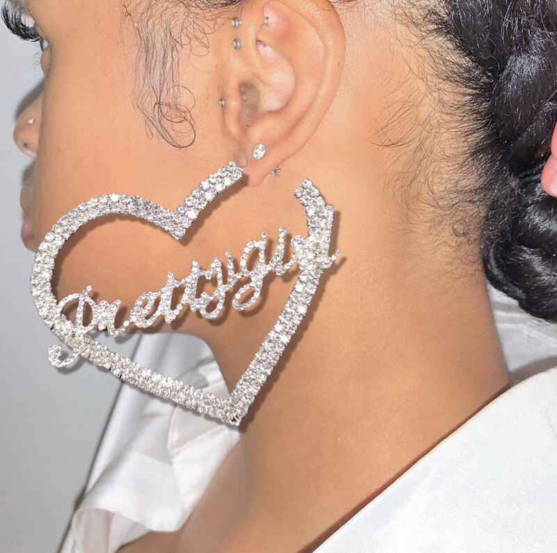 Pretty Girl Heart Earrings