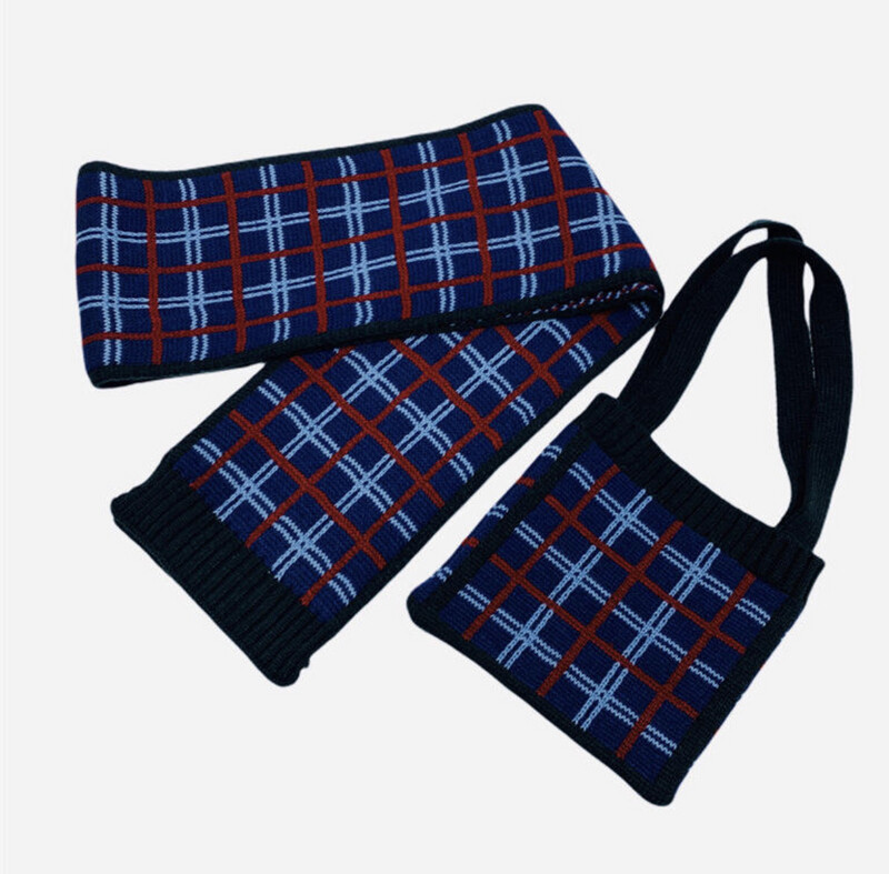 Kouture Knit Handbag And Scarf Set