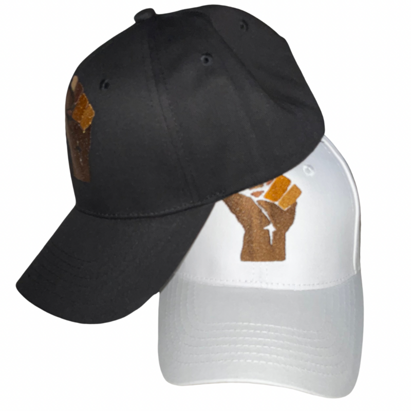 Black Power Fist - Embroidered Cap 
