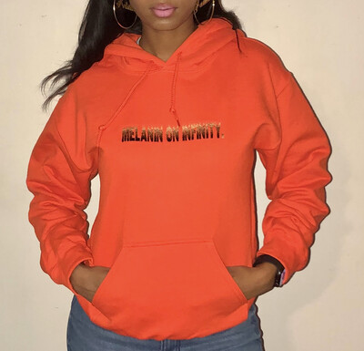 Melanin On Infinity -Orange Hoodie
