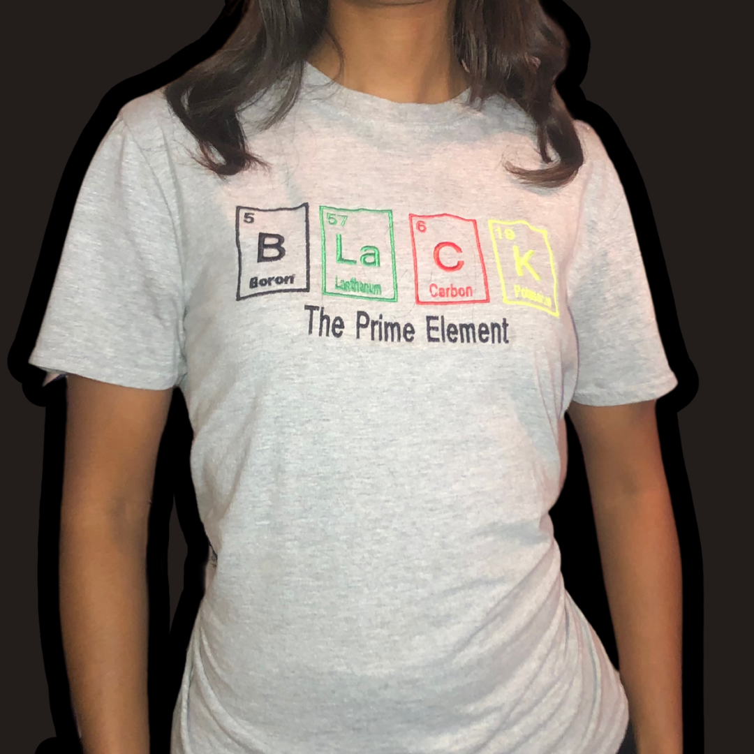The Prime Element Tee - Black History Periodic Table 