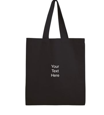 Custom Embroidered 100% Cotton Canvas Tote Bag