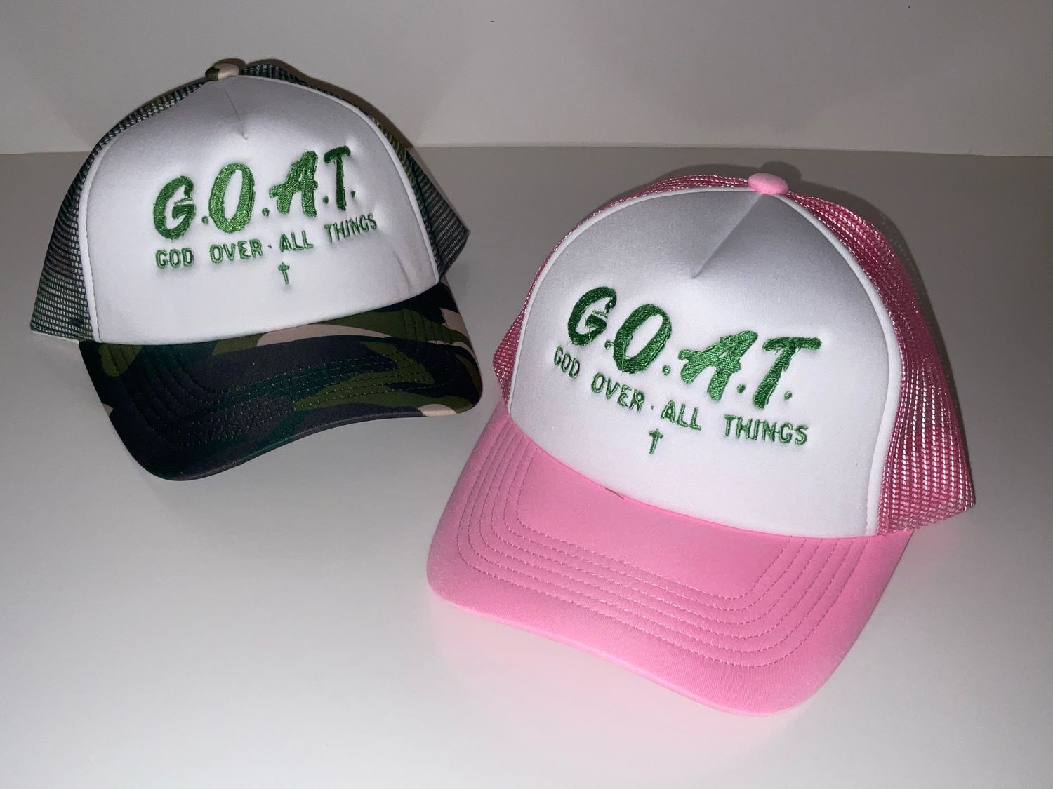 G.O.A.T. Embroidered Trucker Hat 
