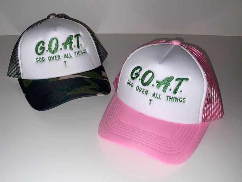 G.O.A.T. Embroidered Trucker Hat 