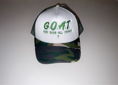 G.O.A.T. Embroidered Trucker Hat 