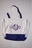 Monogram  Canvas Tote | Personalized Embroidery 