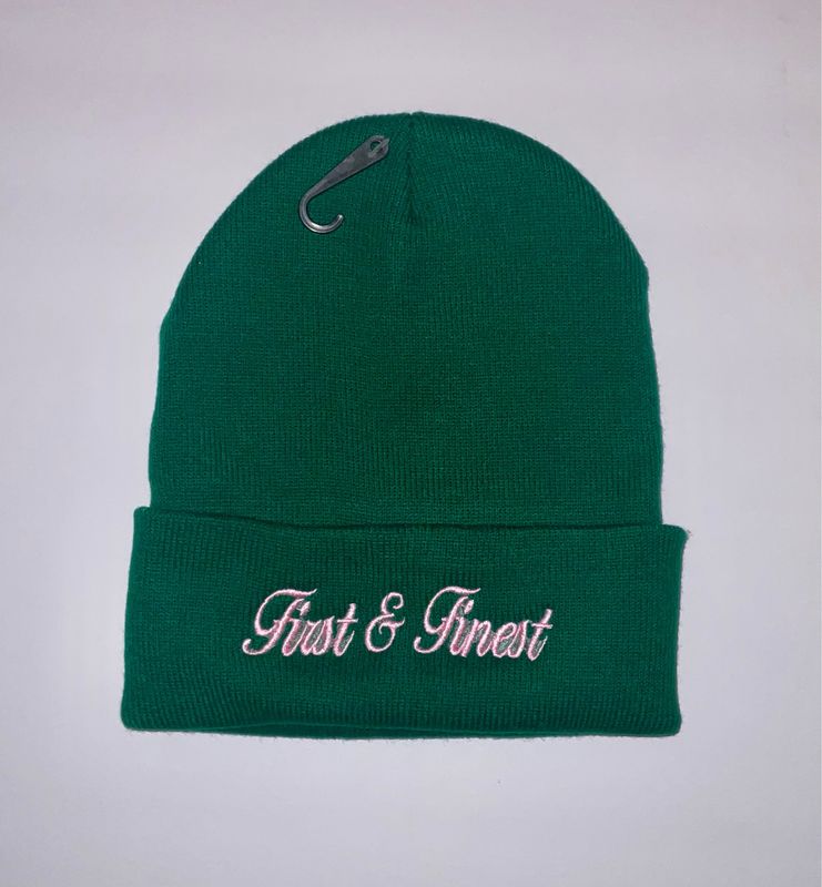 Green First &amp; Finest Embroidered Beanie