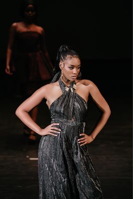 Holiday Palazzo Halter Jumpsuit 