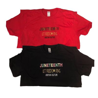 Let Freedom Ring Juneteenth Embroidered Shirt 