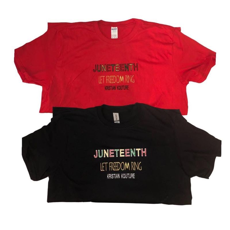 Let Freedom Ring Juneteenth Embroidered Shirt 