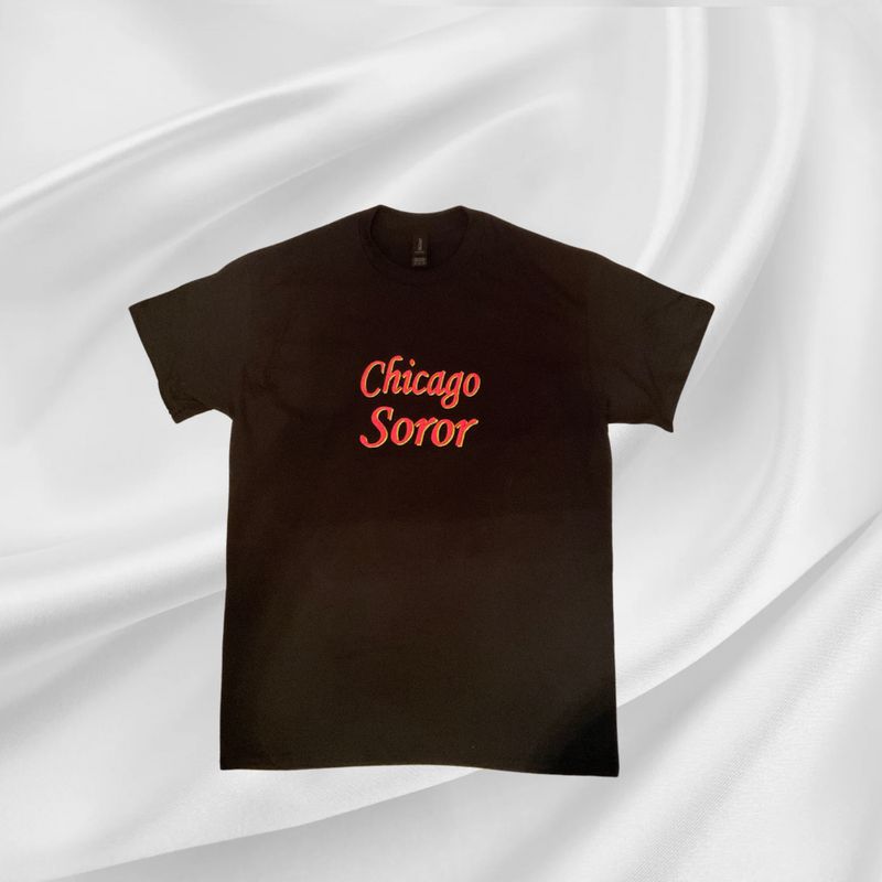 Chicago Soror Embroidered Tee 