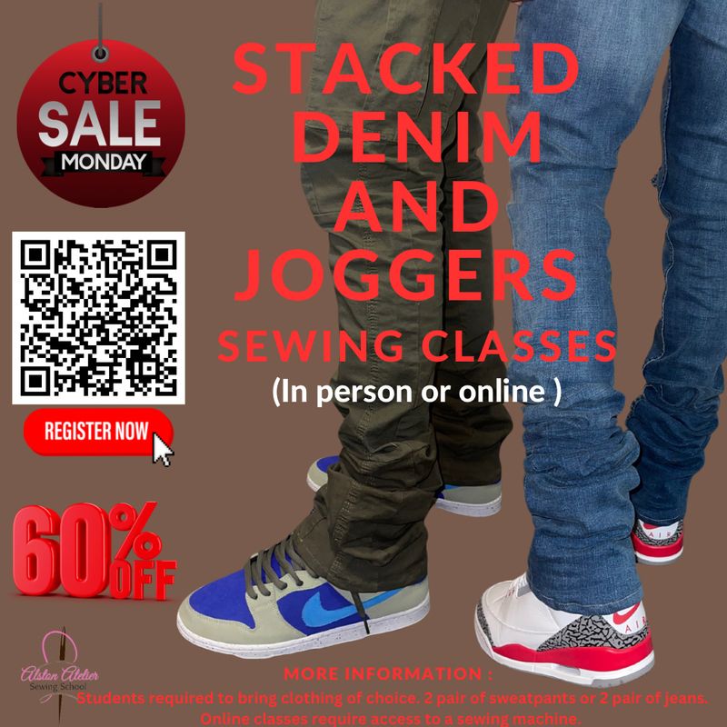 Stacked Denim and Joggers Sewing Class
