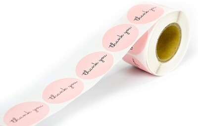 1.5 Inch Thank You Stickers