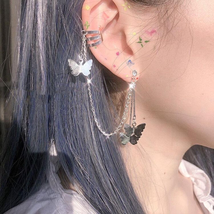 Butterfly Cuff Earrings