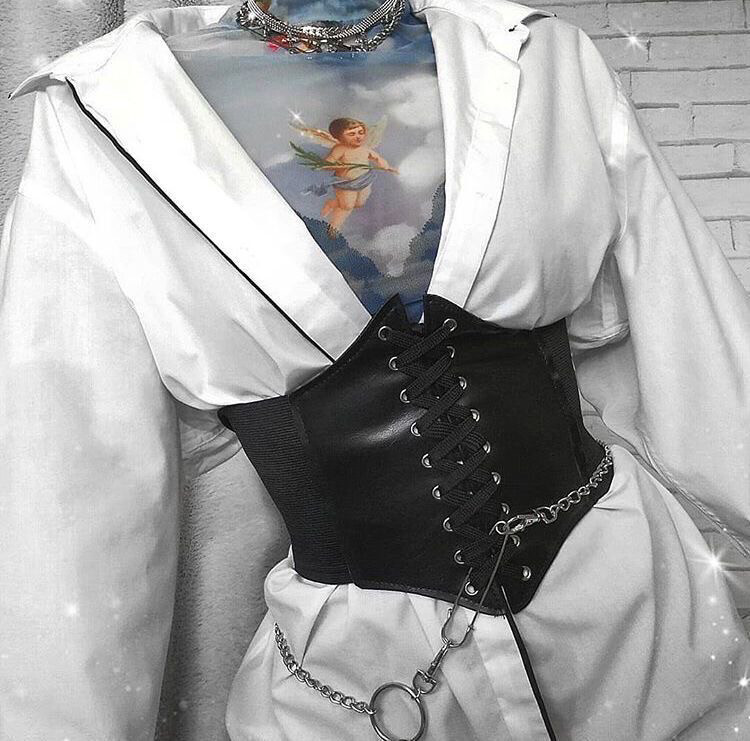 Black Corset Belt