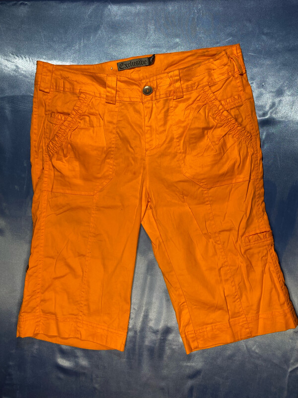 Orange Cargo Pants