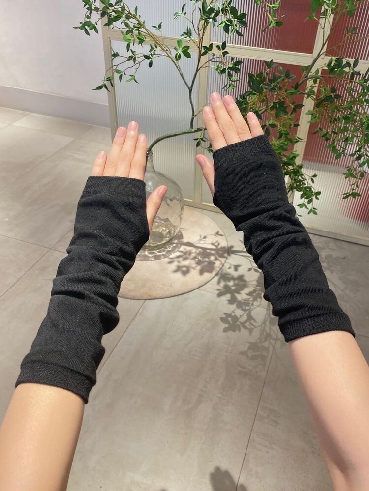 Fingerless Gloves Black 