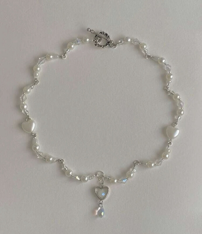 Pearl Heart Necklace 