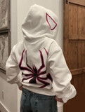 White Spidey full zip up