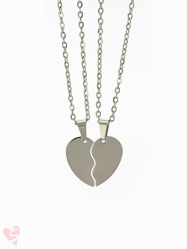  Matching Heart necklace set