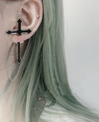Alucard Cross Earring 