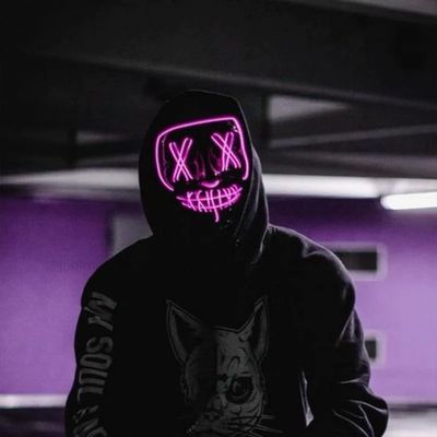 Pink Neon Masks