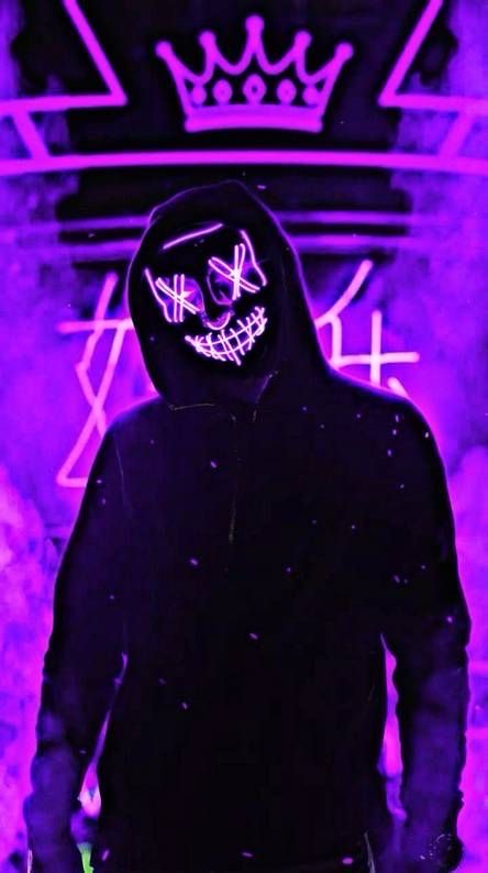 Purple Neon Masks