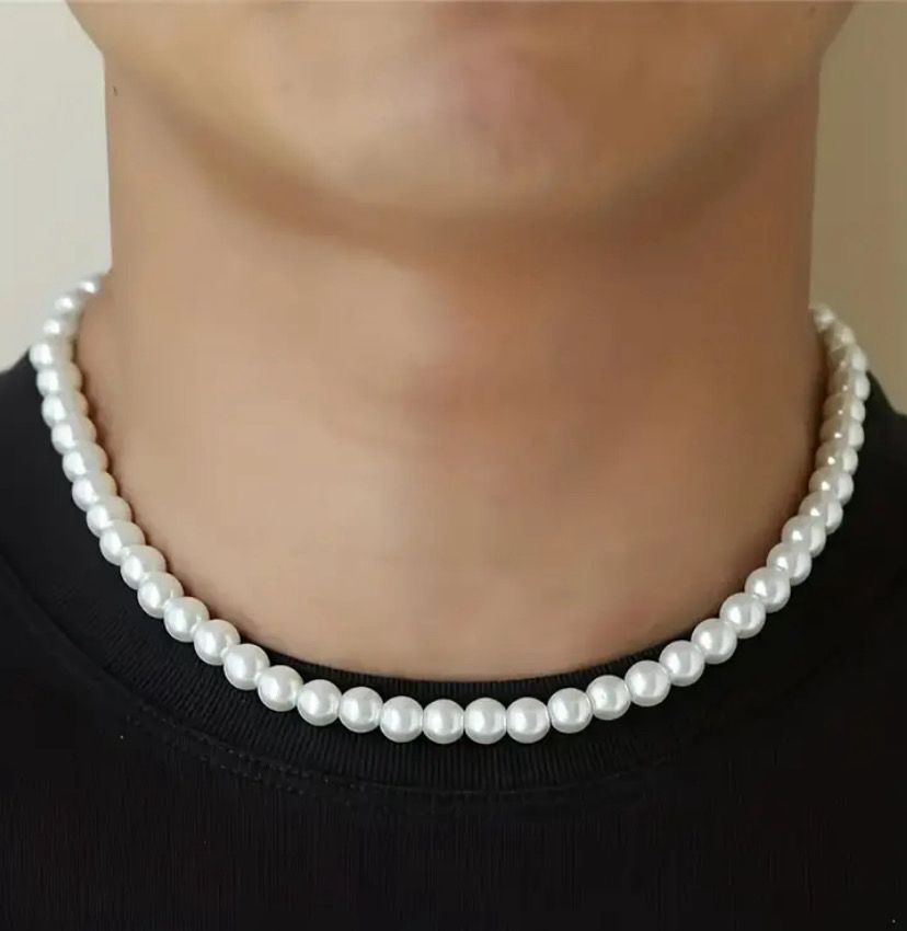 Faux Pearl Chain