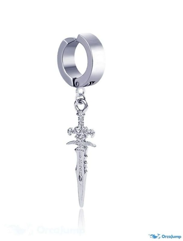 Stainless steel Sword Earring