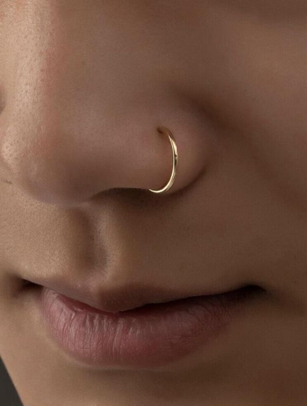Gold Faux Nose Ring