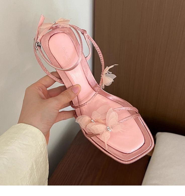 Pink Peony Kitty Heels